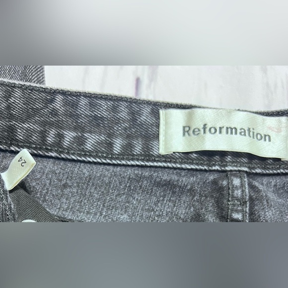 Reformation - Steamed Jean in Pacific Wash - Picture 7 of 8